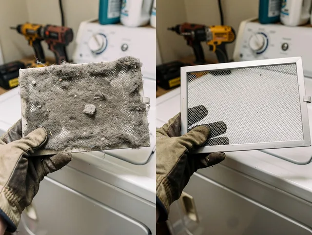 Professional lint trap cleaning by La Mirada Dryer Vent Cleaning in La Mirada