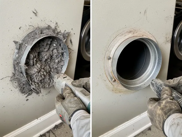 Professional clogged vent cleaning by La Mirada Dryer Vent Cleaning in La Mirada