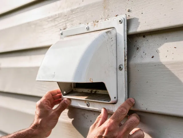 La Mirada Dryer Vent Cleaning technician delivering thorough residential dryer vent cleaning service in La Mirada